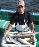 タチウオ・アジリレー共に釣れています！！