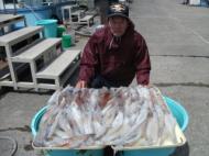 イカ釣り　大漁です！！！　