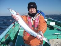 タチウオ・アジリレー釣り。タチウオ大漁です＾＾