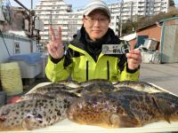 ふぐ釣り好調です！！