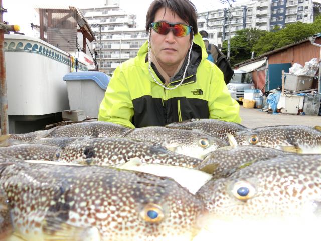 ふぐ釣り好調です！！1枚目