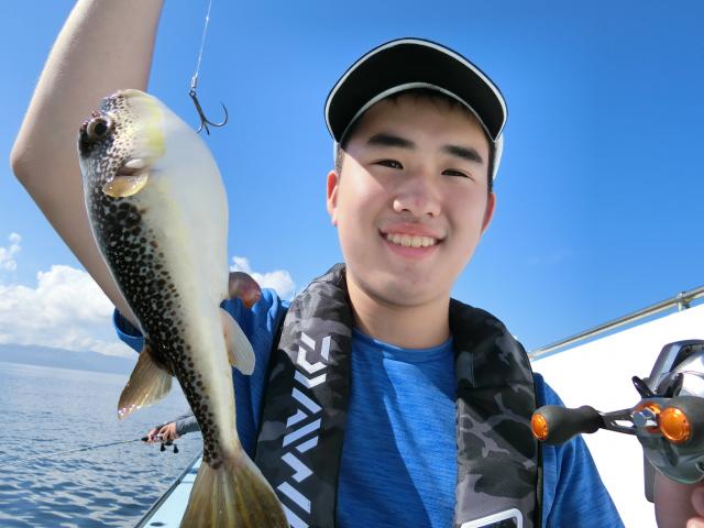 ふぐ釣り1枚目