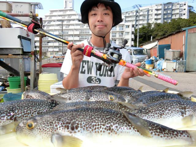 ふぐ釣り1枚目