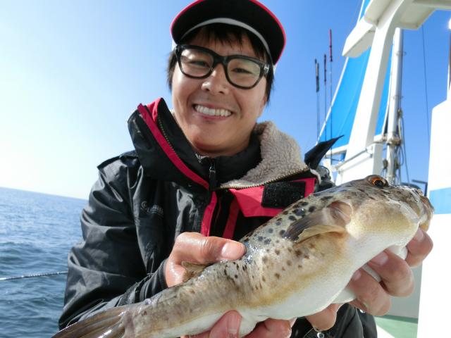 ふぐ釣り1枚目