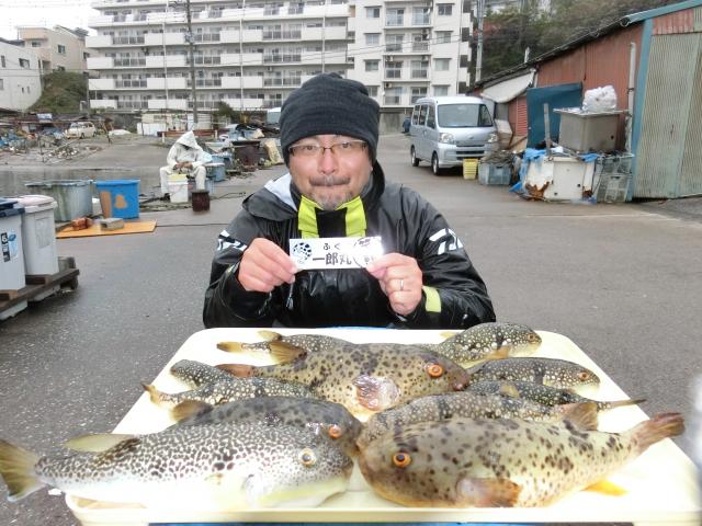 ふぐ釣り好調です！！1枚目