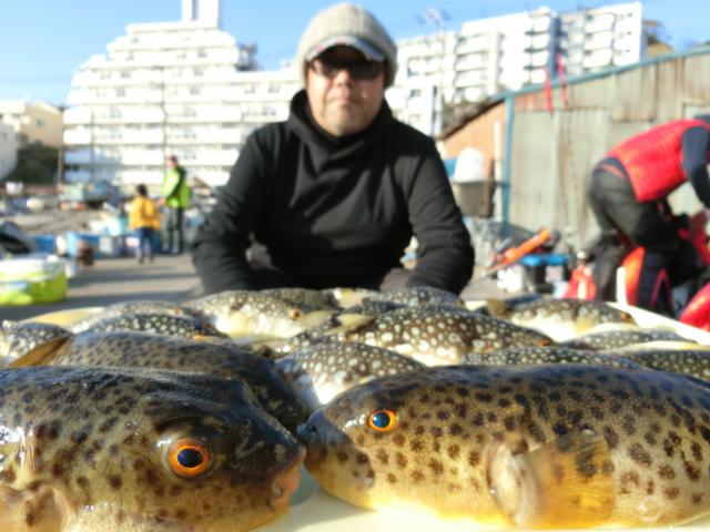 ふぐ釣り好調です！！1枚目