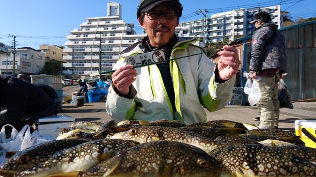 ふぐ釣り絶好調です！！1枚目