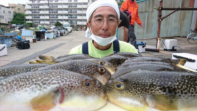 ふぐ釣り好調です！！1枚目