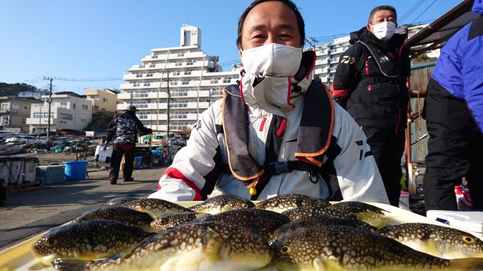 ふぐ釣り好調です！！1枚目