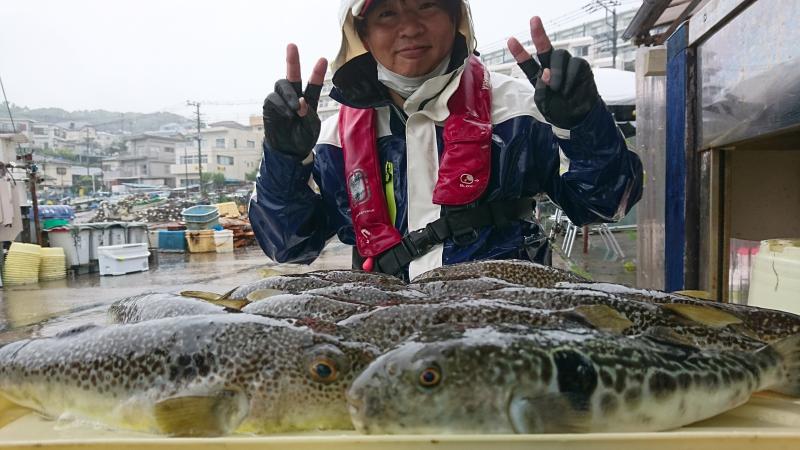ふぐ釣り好調です！！1枚目