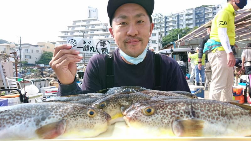 ふぐ釣り1枚目