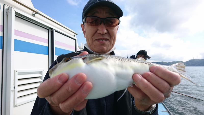 ふぐ釣り1枚目