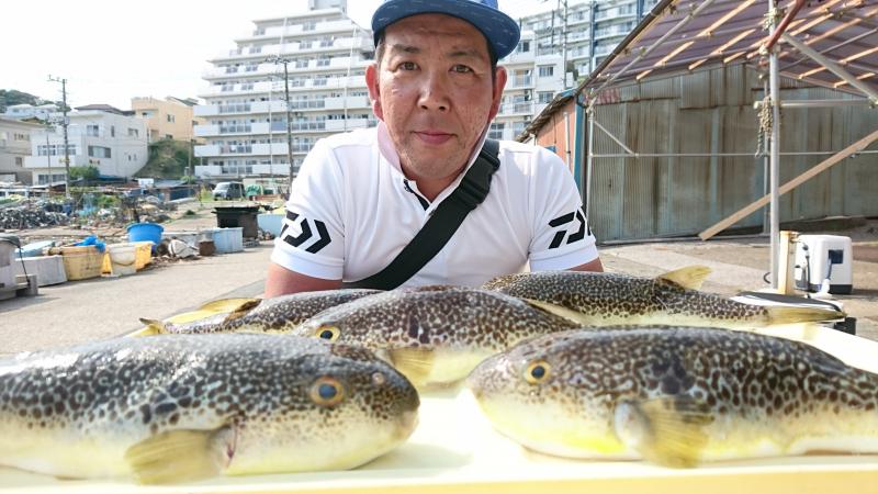 ふぐ釣り1枚目