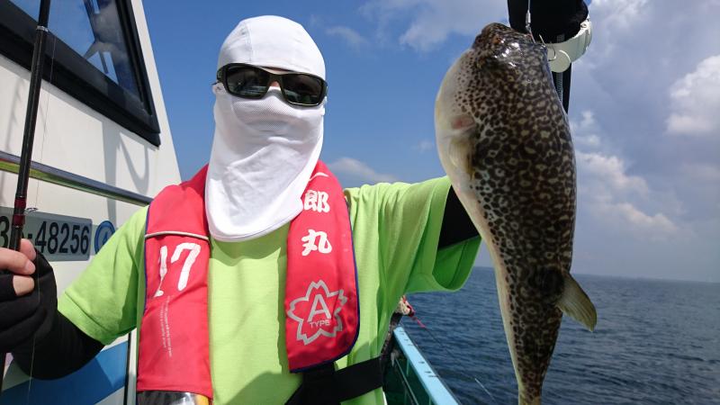 ふぐ釣り1枚目