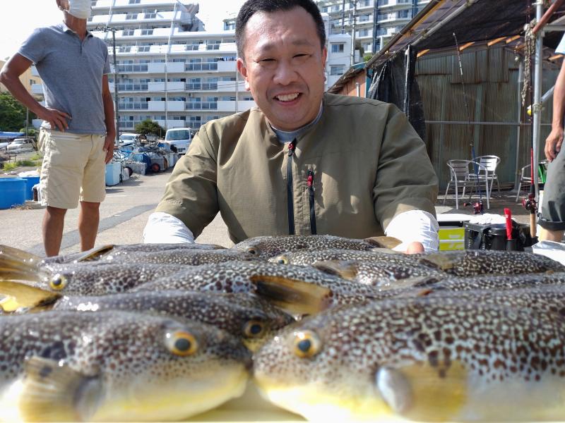 ふぐ釣り1枚目