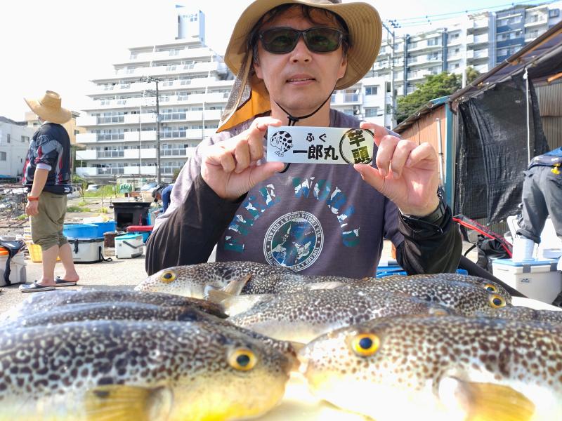 ふぐ釣り1枚目