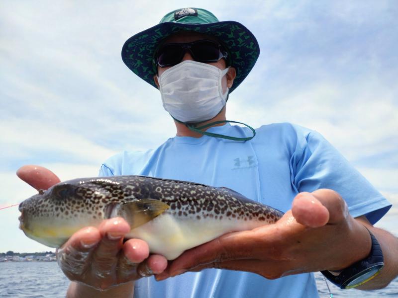 ふぐ釣り1枚目