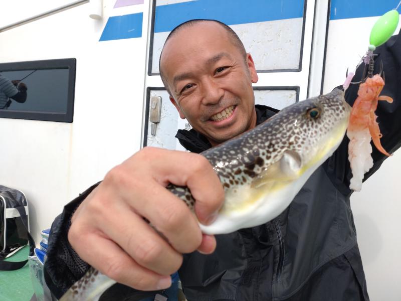 ふぐ釣り1枚目