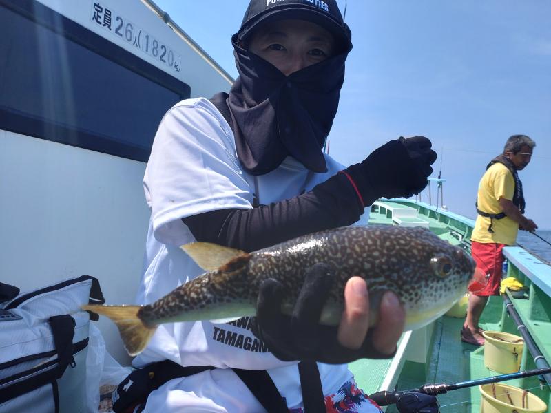 ふぐ釣り1枚目