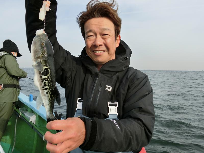 とらふぐ釣り好調です！！5枚目