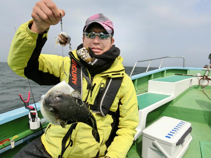 とらふぐ釣り1枚目