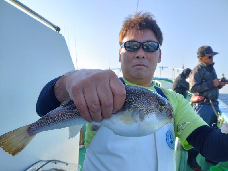 ふぐ釣り1枚目