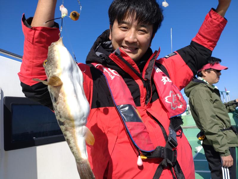 ふぐ釣り1枚目