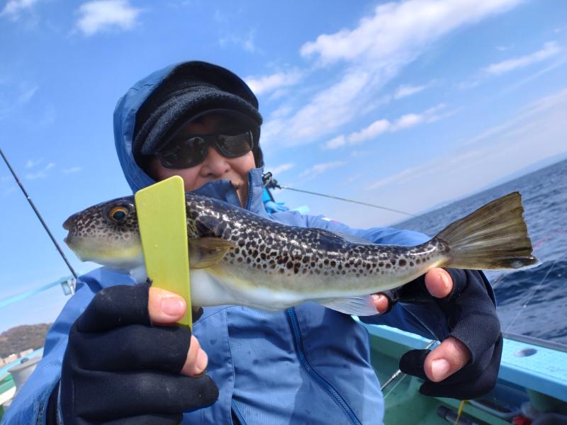 ふぐ釣り1枚目