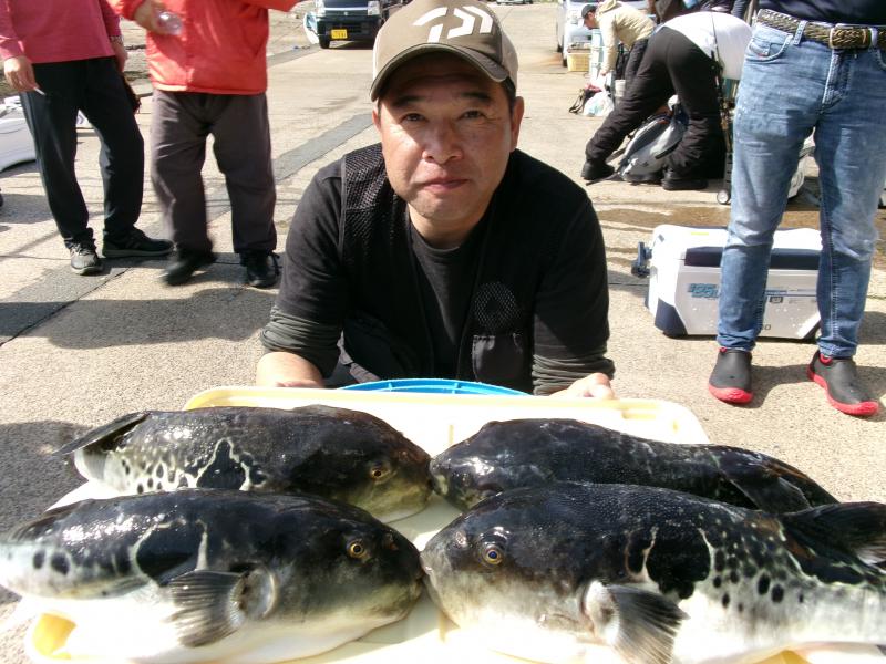 とらふぐ釣り好調です！！1枚目