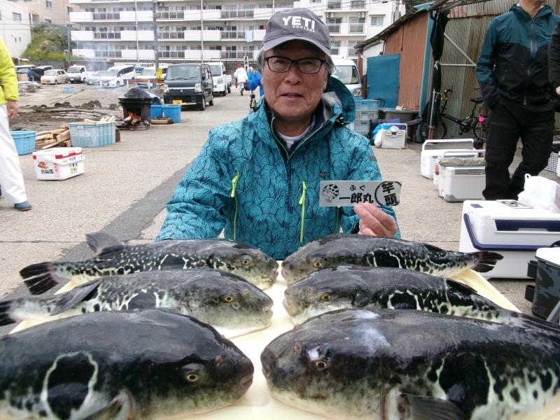 とらふぐ釣り好調です！！1枚目