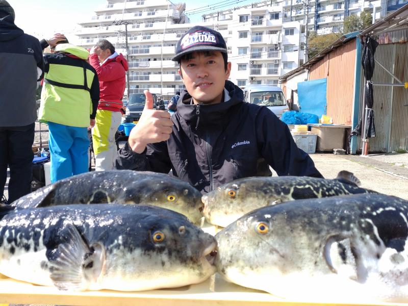 とらふぐ釣り好調です！！1枚目
