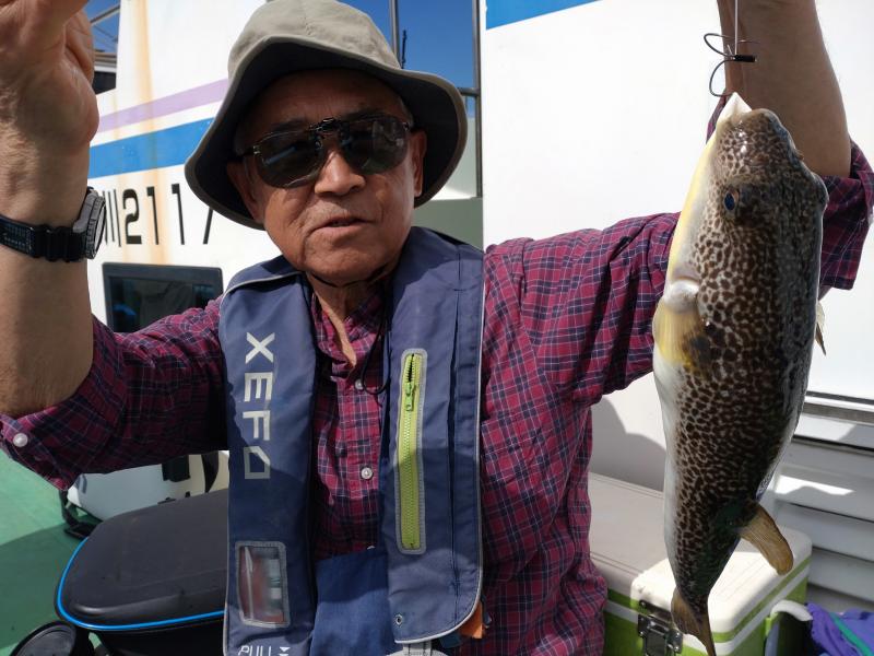 ふぐ釣り1枚目