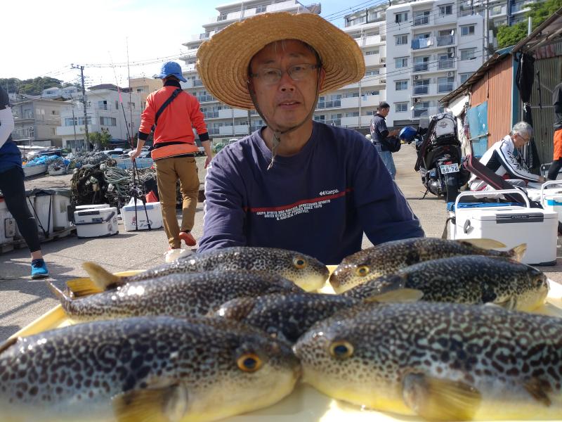 ふぐ釣り1枚目