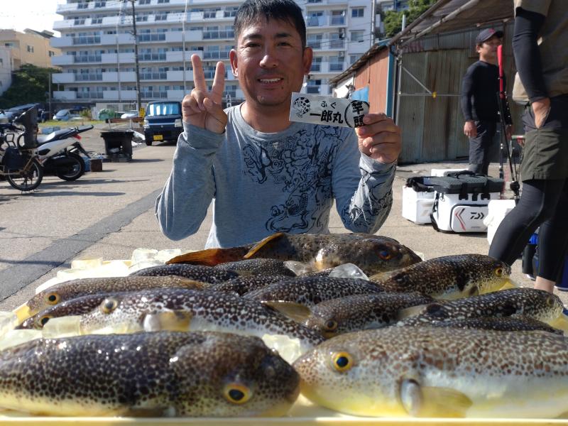 ふぐ釣り1枚目