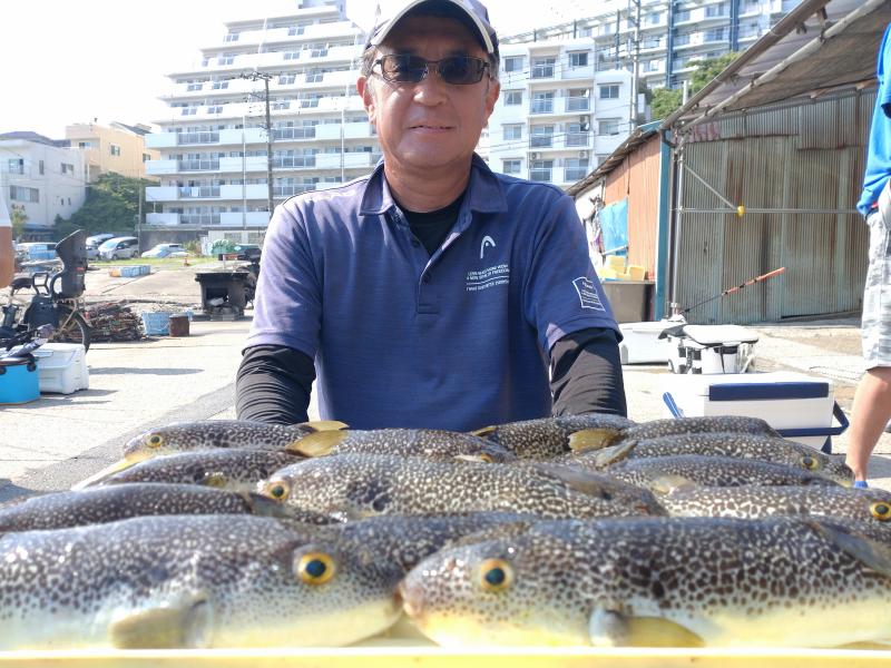 ふぐ釣り1枚目