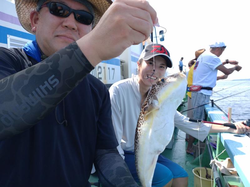 ふぐ釣り1枚目