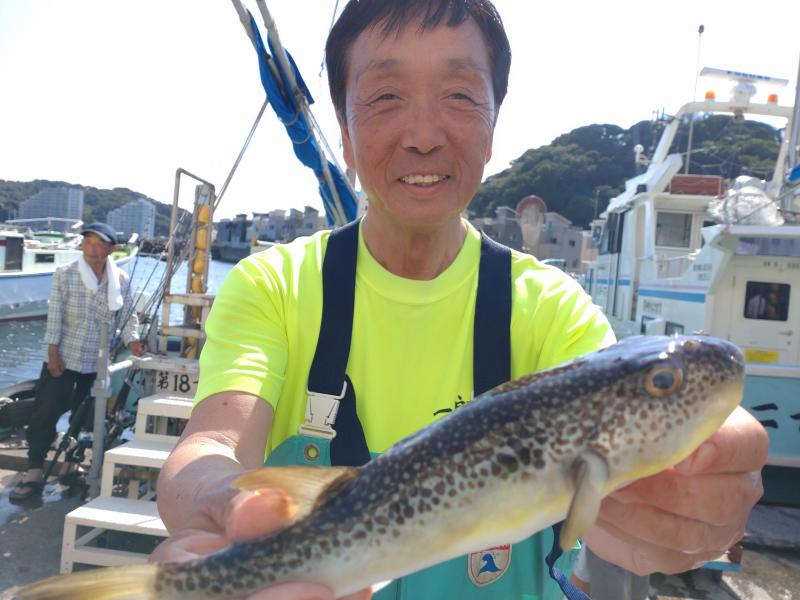 ふぐ釣り1枚目