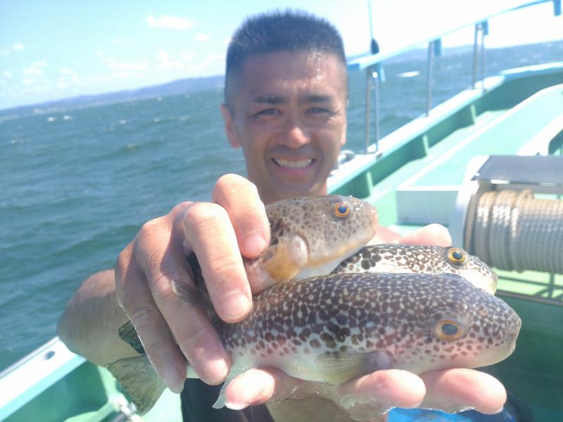 ふぐ釣り1枚目