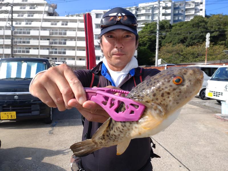 ふぐ釣り1枚目
