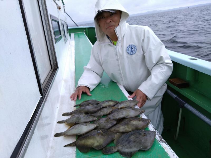 カワハギ釣り1枚目