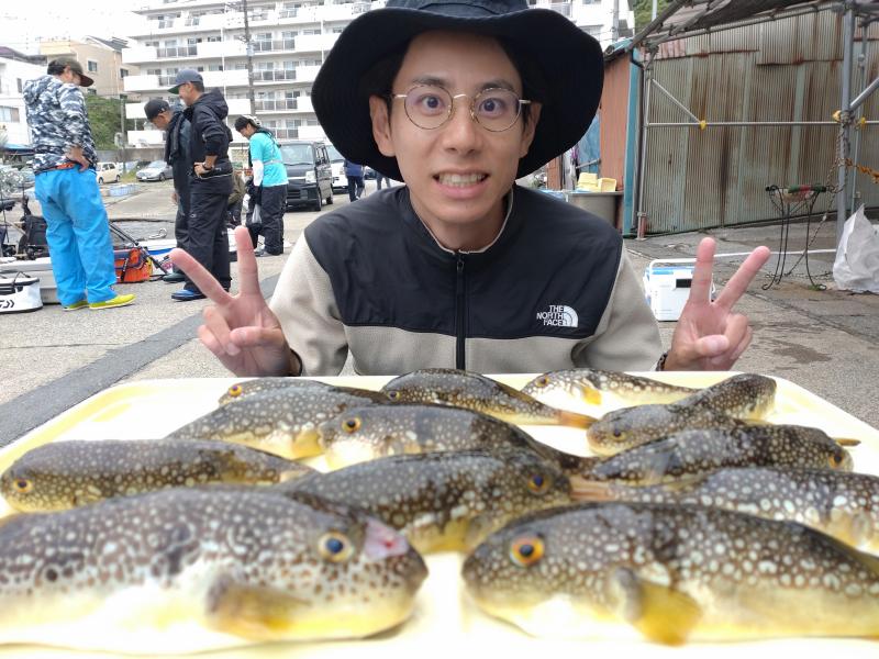 ふぐ釣り1枚目