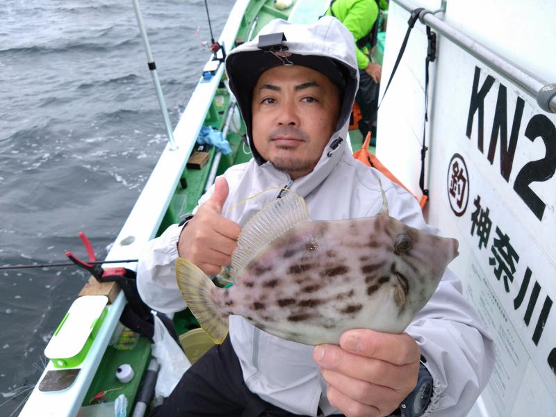 カワハギ釣り1枚目
