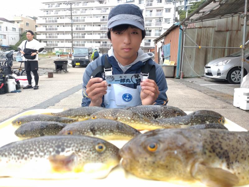 ふぐ釣り1枚目