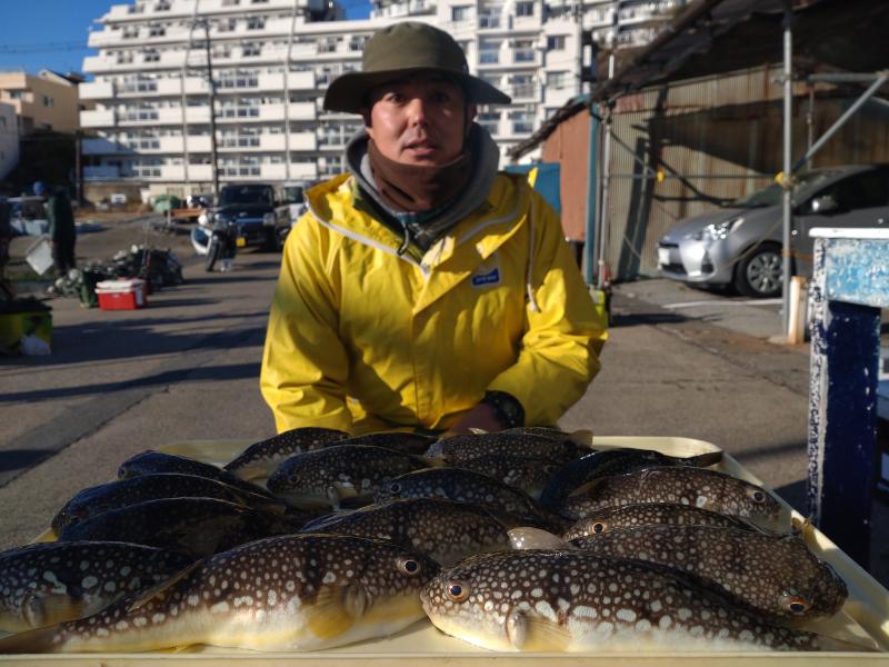 ふぐ釣り1枚目