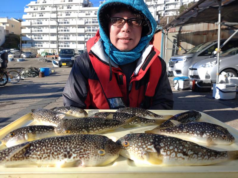 ふぐ釣り1枚目