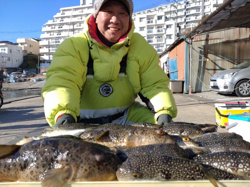 ふぐ釣り好調です！！1枚目