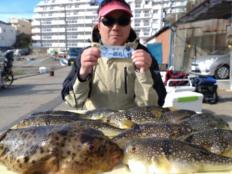 ふぐ釣り1枚目