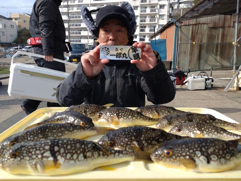 ふぐ釣り1枚目