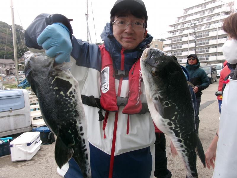 トラフグ釣り2枚目