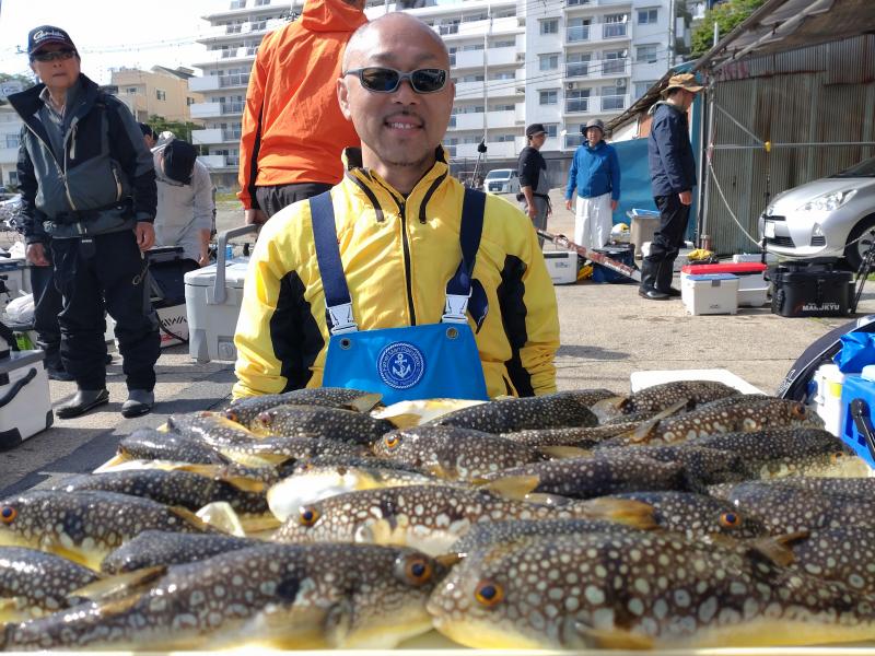 ふぐ釣り1枚目
